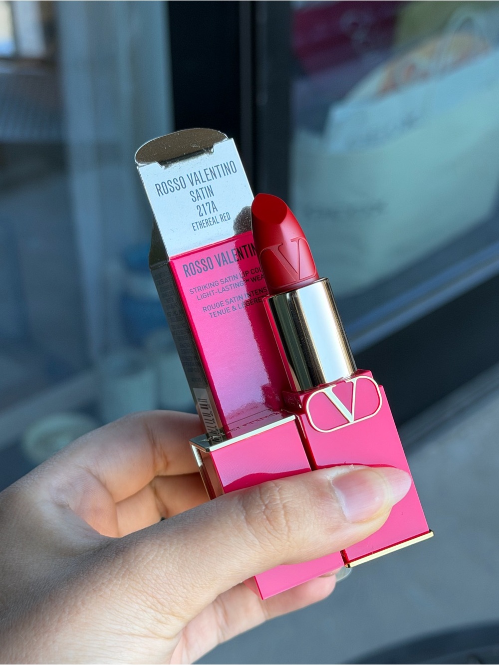 Valentino Rosso Valentino Satin Lipstick - 217A Ethereal Red